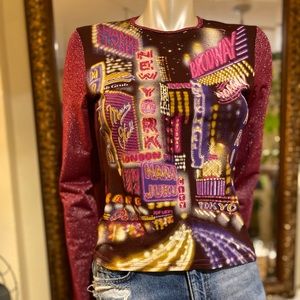 morgan de toi butterfly top